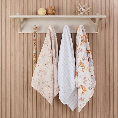 Disney's Winnie The Pooh 3-pk. Muslin Swaddle Blankets
