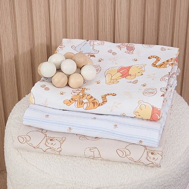 Disney's Winnie The Pooh 3-pk. Muslin Swaddle Blankets