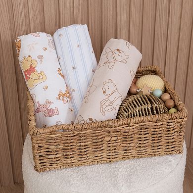 Disney's Winnie The Pooh 3-pk. Muslin Swaddle Blankets