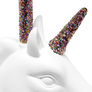Creekwood Home Whimsilux 15.5" Enchanting Unicorn Dreams Table Lamp