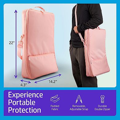 HP Sprocket Photobooth 3x4" Photo Printer (Pink) Bundle w/Zink Paper, Case, Screen Protector & More!