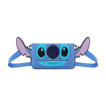 Disney's Lilo & Stitch Double Zip Around Wallet Crossbody Bag
