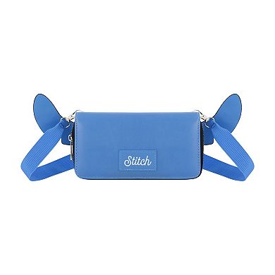 Disney's Lilo & Stitch Double Zip Around Wallet Crossbody Bag