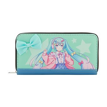 Hatsune Miku Star Zip Around Wallet