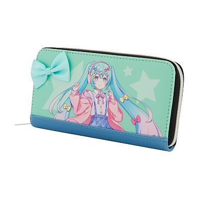 Hatsune Miku Star Zip Around Wallet