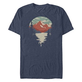 Big & Tall Summer Mountain Graphic Tee