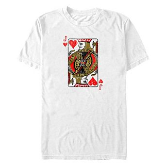 Big & Tall Jack Of Hearts Card Graphic Tee