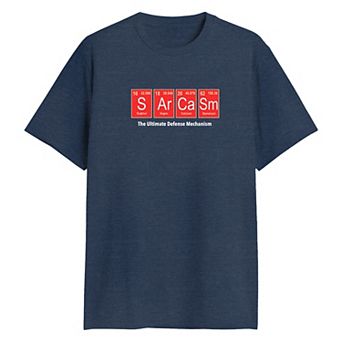 Big & Tall Sarcasm The Ultimate Defense Mechanism Graphic Tee