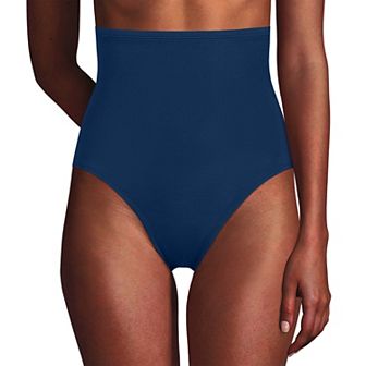 Women's Lands' End Slender Suit Ultra High Waisted Bikini Bottoms