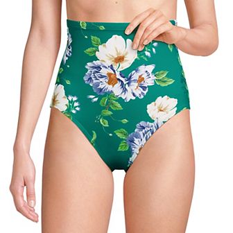 Women's Lands' End Slender Suit Ultra High Waisted Bikini Bottoms