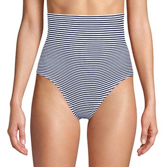 Women's Lands' End Slender Suit Ultra High Waisted Bikini Bottoms