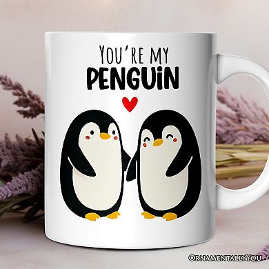 You're my Penguin Mug for Couple, Mate for Life Adorable Penguin Lover Gift