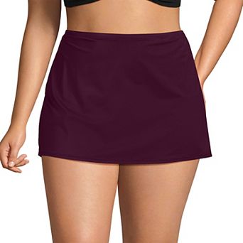Plus Size Lands' End Slender Suit Swim Skirts