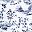 White Blue Toile