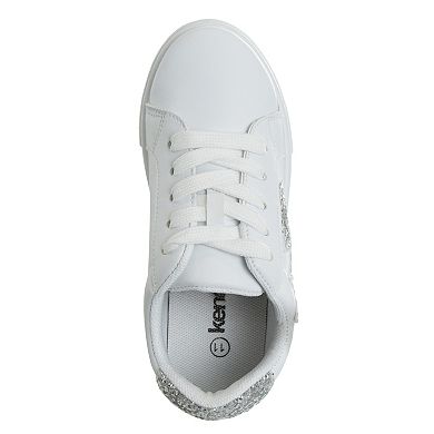 Kensie Girl Lace-Up Girls' Glittery Casual Sneakers