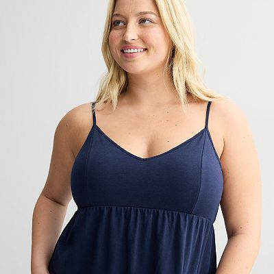 Juniors' Plus Size SO® Easy Tier Knit Maxi Dress