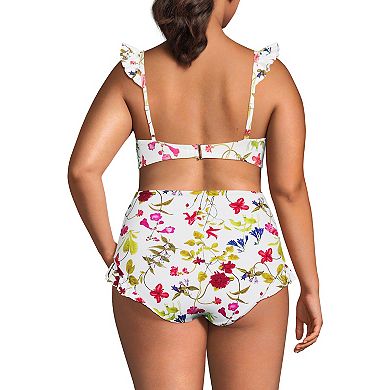Plus Size Lands' End Balconnette Underwire Bikini Swim Top