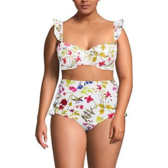 Plus Size Lands' End Balconnette Underwire Bikini Swim Top