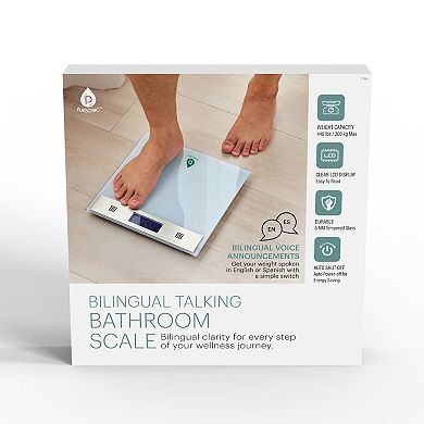 Bilingual Talking Bathroom Scale Precision Meets Convenience