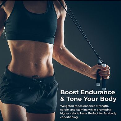 Sunny Health & Fitness Weighted Jump Rope
