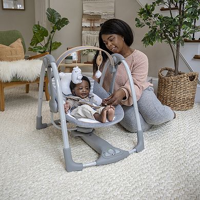 Ingenuity Boutique Collection Swing 'n Go Portable Baby Swing