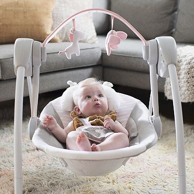 Ingenuity Comfort 2 Go Unicorn Portable Baby Swing