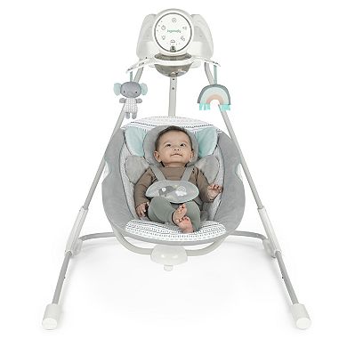 Ingenuity InLighten Elephant Soothing Baby Swing