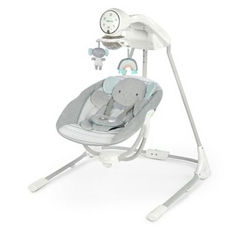 Ingenuity InLighten Elephant Soothing Baby Swing
