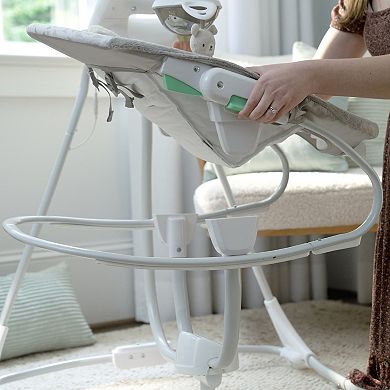Ingenuity InLighten Nate Soothing Swing Baby Rocker