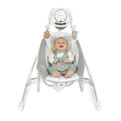 Ingenuity InLighten Nate Soothing Swing Baby Rocker