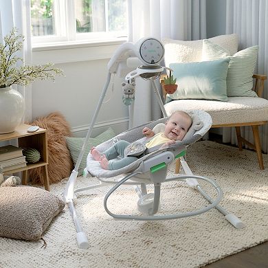 Ingenuity InLighten Nate Soothing Swing Baby Rocker