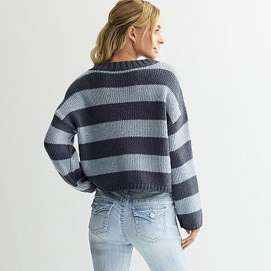 Juniors' SO Chunky Crew Sweater