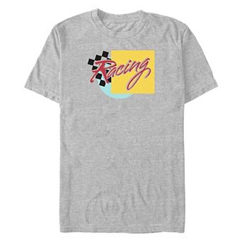 Big & Tall Racing Poster Graphic Tee