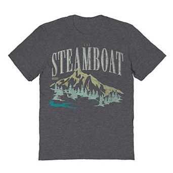 Men's Steamboat Dark Heather Graphic Tee