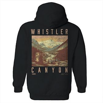 Men's Whistler Black Graphic Hoodie