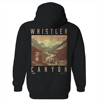 Men's Whistler Black Graphic Hoodie