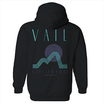 Men's Vail Black Graphic Hoodie