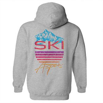Men's Ski Aspen Heather Graphic Hoodie
