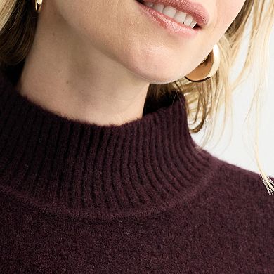 Women's Nine West Mock Pullover Sweater