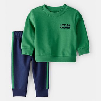 Baby Boys Carter's St. Patrick's Day Charmer 2 pc Long-Sleeve Tee & Pant Set