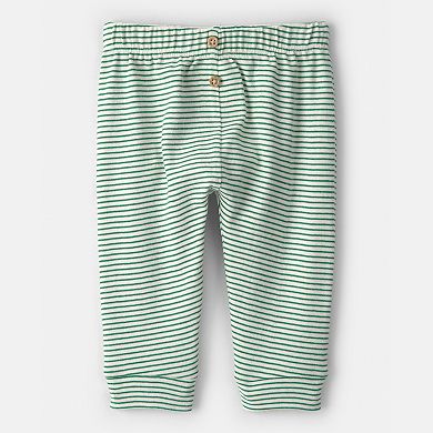 Baby Carter's 2-Piece Striped Long-Sleeve Bodysuit & Pant Set