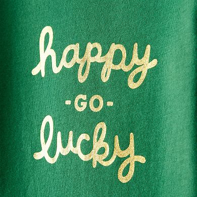 Baby Carter's "Happy Go Lucky" Long Sleeve Graphic Bodysuit