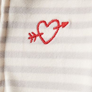 Carter's Striped DreamPlush Snug Fit 2-Way Zip Sleep & Play Pajamas