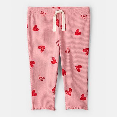 Carter's Valentine's Day 2-Piece Heart Tee & Pant Set
