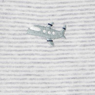 Baby Boy Carter's 3-pc. Airplane Print Long Sleeve Bodysuit & Pant Set