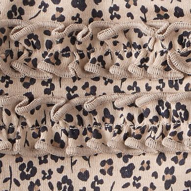 Baby Girl Carter's 3-pc. Cheetah Print Long Sleeve Bodysuit & Pant Set