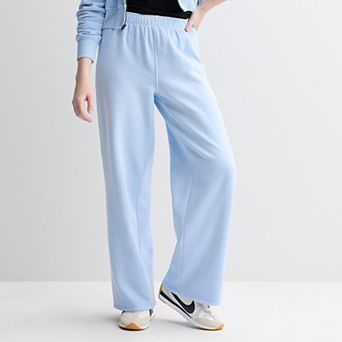 Juniors' SO® Low Rise Baggy Wide Leg Fleece Pant