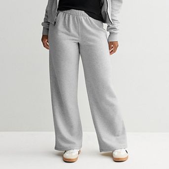 Juniors' SO® Low Rise Baggy Wide Leg Fleece Pant