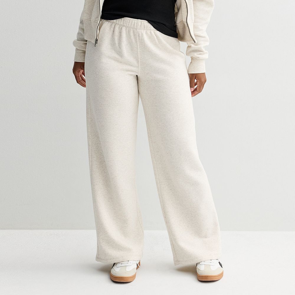 Juniors' SO® Low Rise Baggy Wide Leg Fleece Pant