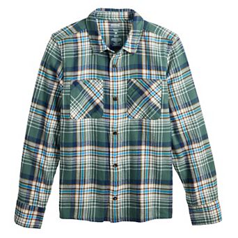 Boys 8-20 Sonoma Goods For Life® Adaptive Flannel Button-Down Shirt
